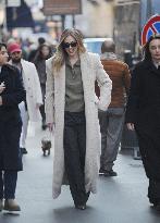 Chiara Ferragni Strolls Through The Streets Of Milan - Italy