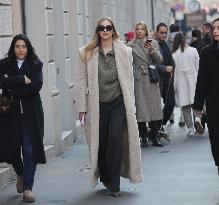 Chiara Ferragni Strolls Through The Streets Of Milan - Italy