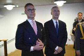 Norwegian Finance Minister, former NATO Secretary General Jens Stoltenberg visits Finland