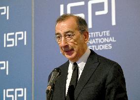 Mario Monti and Romano Prodi At ISPI 2025 Award Ceremony - Milan