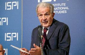 Mario Monti and Romano Prodi At ISPI 2025 Award Ceremony - Milan