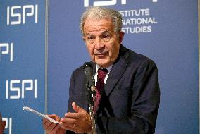 Mario Monti and Romano Prodi At ISPI 2025 Award Ceremony - Milan