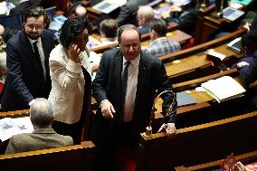 Vote of The 2026 Social Security Budget Bill at The National Assembly - Paris