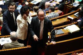 Vote of The 2026 Social Security Budget Bill at The National Assembly - Paris