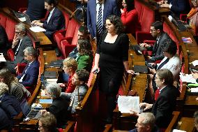 Vote of The 2026 Social Security Budget Bill at The National Assembly - Paris