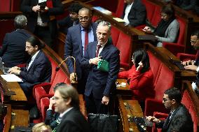 Vote of The 2026 Social Security Budget Bill at The National Assembly - Paris