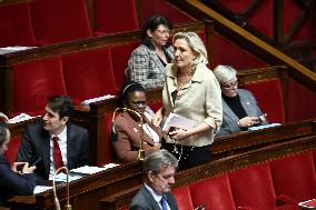 Vote of The 2026 Social Security Budget Bill at The National Assembly - Paris