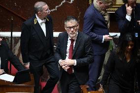 Vote of The 2026 Social Security Budget Bill at The National Assembly - Paris