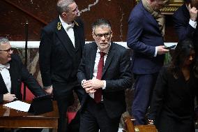 Vote of The 2026 Social Security Budget Bill at The National Assembly - Paris