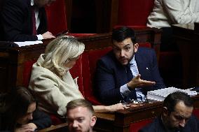 Vote of The 2026 Social Security Budget Bill at The National Assembly - Paris