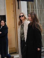 Chiara Ferragni Strolls Through Milan With Friends - Italy