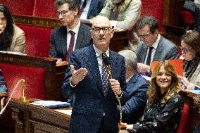 Session of questions to the government at the National Assembly - Paris