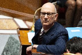 Session of questions to the government at the National Assembly - Paris