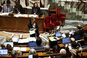 Vote of The 2026 Social Security Budget Bill at The National Assembly - Paris