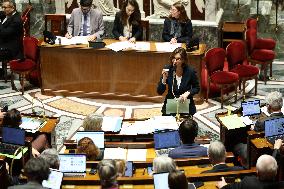 Vote of The 2026 Social Security Budget Bill at The National Assembly - Paris