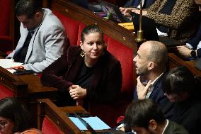 Vote of The 2026 Social Security Budget Bill at The National Assembly - Paris