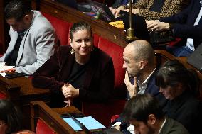 Vote of The 2026 Social Security Budget Bill at The National Assembly - Paris