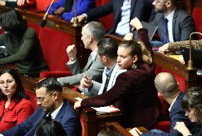 Vote of The 2026 Social Security Budget Bill at The National Assembly - Paris