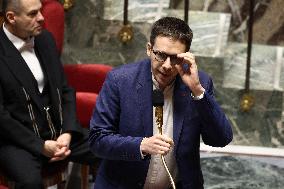 Vote of The 2026 Social Security Budget Bill at The National Assembly - Paris