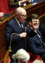 Vote of The 2026 Social Security Budget Bill at The National Assembly - Paris