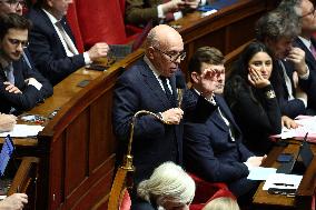 Vote of The 2026 Social Security Budget Bill at The National Assembly - Paris