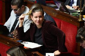 Vote of The 2026 Social Security Budget Bill at The National Assembly - Paris