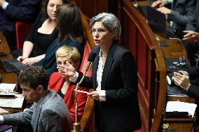 Vote of The 2026 Social Security Budget Bill at The National Assembly - Paris