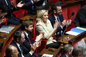 Vote of The 2026 Social Security Budget Bill at The National Assembly - Paris