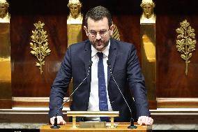 Vote of The 2026 Social Security Budget Bill at The National Assembly - Paris