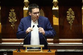 Vote of The 2026 Social Security Budget Bill at The National Assembly - Paris