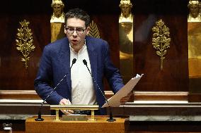 Vote of The 2026 Social Security Budget Bill at The National Assembly - Paris