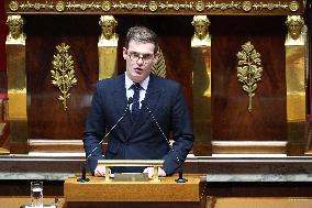 Vote of The 2026 Social Security Budget Bill at The National Assembly - Paris