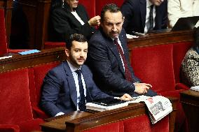 Vote of The 2026 Social Security Budget Bill at The National Assembly - Paris