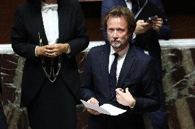 Vote of The 2026 Social Security Budget Bill at The National Assembly - Paris