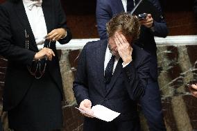 Vote of The 2026 Social Security Budget Bill at The National Assembly - Paris