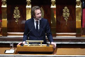 Vote of The 2026 Social Security Budget Bill at The National Assembly - Paris