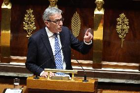 Vote of The 2026 Social Security Budget Bill at The National Assembly - Paris