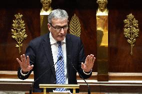 Vote of The 2026 Social Security Budget Bill at The National Assembly - Paris