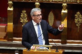 Vote of The 2026 Social Security Budget Bill at The National Assembly - Paris