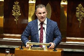 Vote of The 2026 Social Security Budget Bill at The National Assembly - Paris