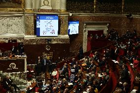Vote of The 2026 Social Security Budget Bill at The National Assembly - Paris