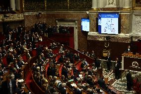 Vote of The 2026 Social Security Budget Bill at The National Assembly - Paris