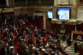Vote of The 2026 Social Security Budget Bill at The National Assembly - Paris