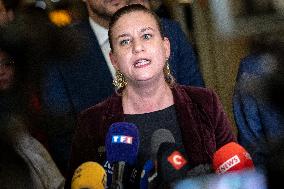 National Assembly - Politics after vote at Hall of Four Columns - Paris