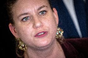 National Assembly - Politics after vote at Hall of Four Columns - Paris