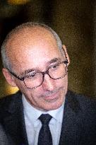 National Assembly - Politics after vote at Hall of Four Columns - Paris