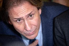 National Assembly - Politics after vote at Hall of Four Columns - Paris