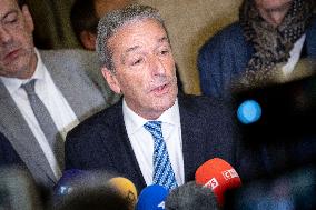 National Assembly - Politics after vote at Hall of Four Columns - Paris