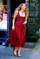 Blake Lively out in New York
