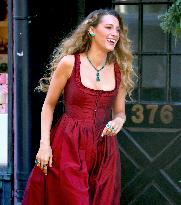 Blake Lively out in New York